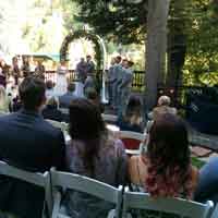 Outdoor Amplitheater ceremony sound and music - Loghaven, Utah