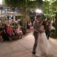 Bride and Groom dance - Cactus & Tropicals, Utah