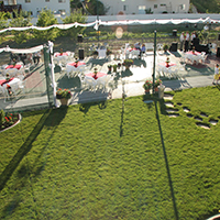 Backyard courtside, wedding sound system - Bluffdale, Utah